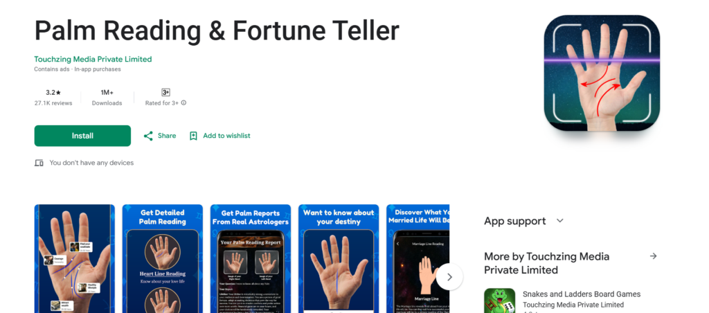 Hath Ki Rekha Dekhne Wala Apps 