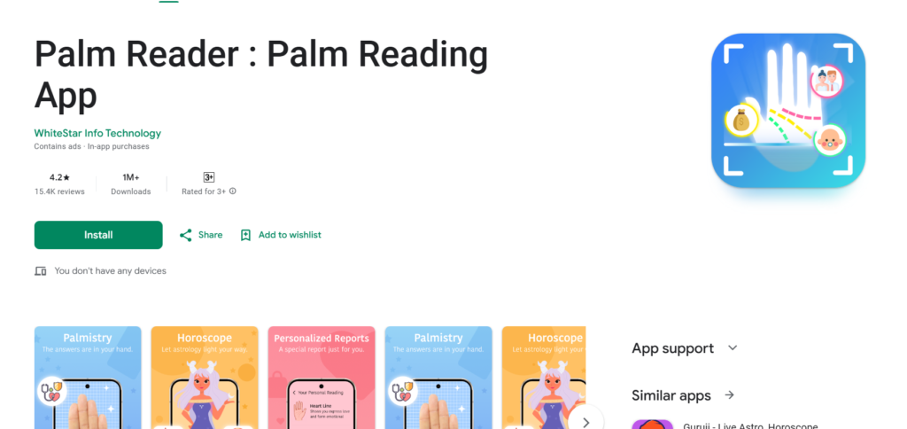 Hath Ki Rekha Dekhne Wala Apps 