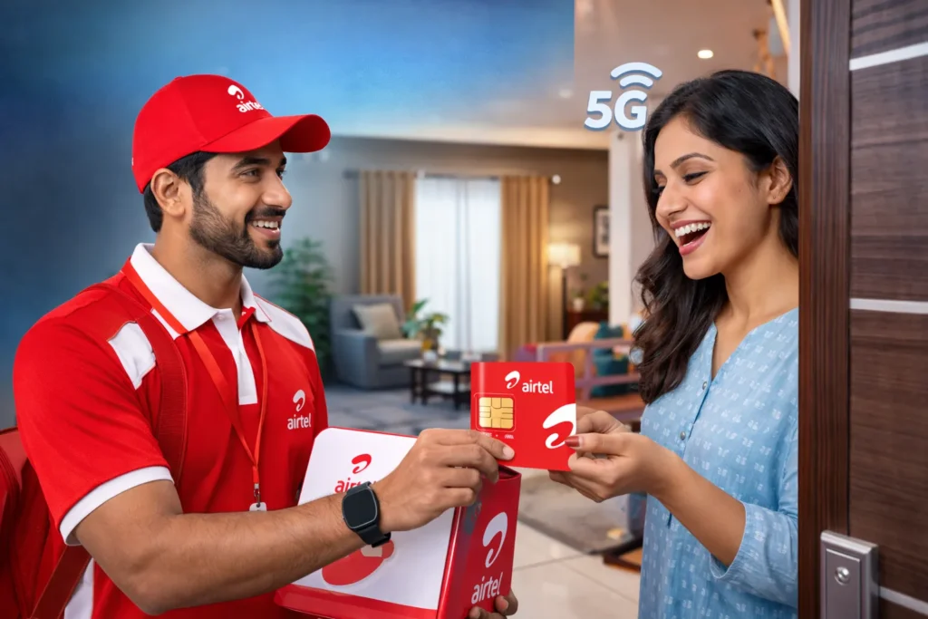 Airtel Prepaid To Postpaid Doorstep SIM Delivery