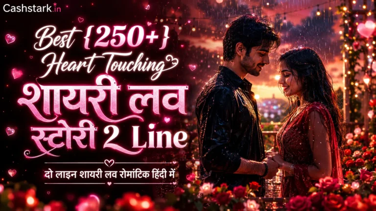 Heart touching शायरी लव स्टोरी 2 line