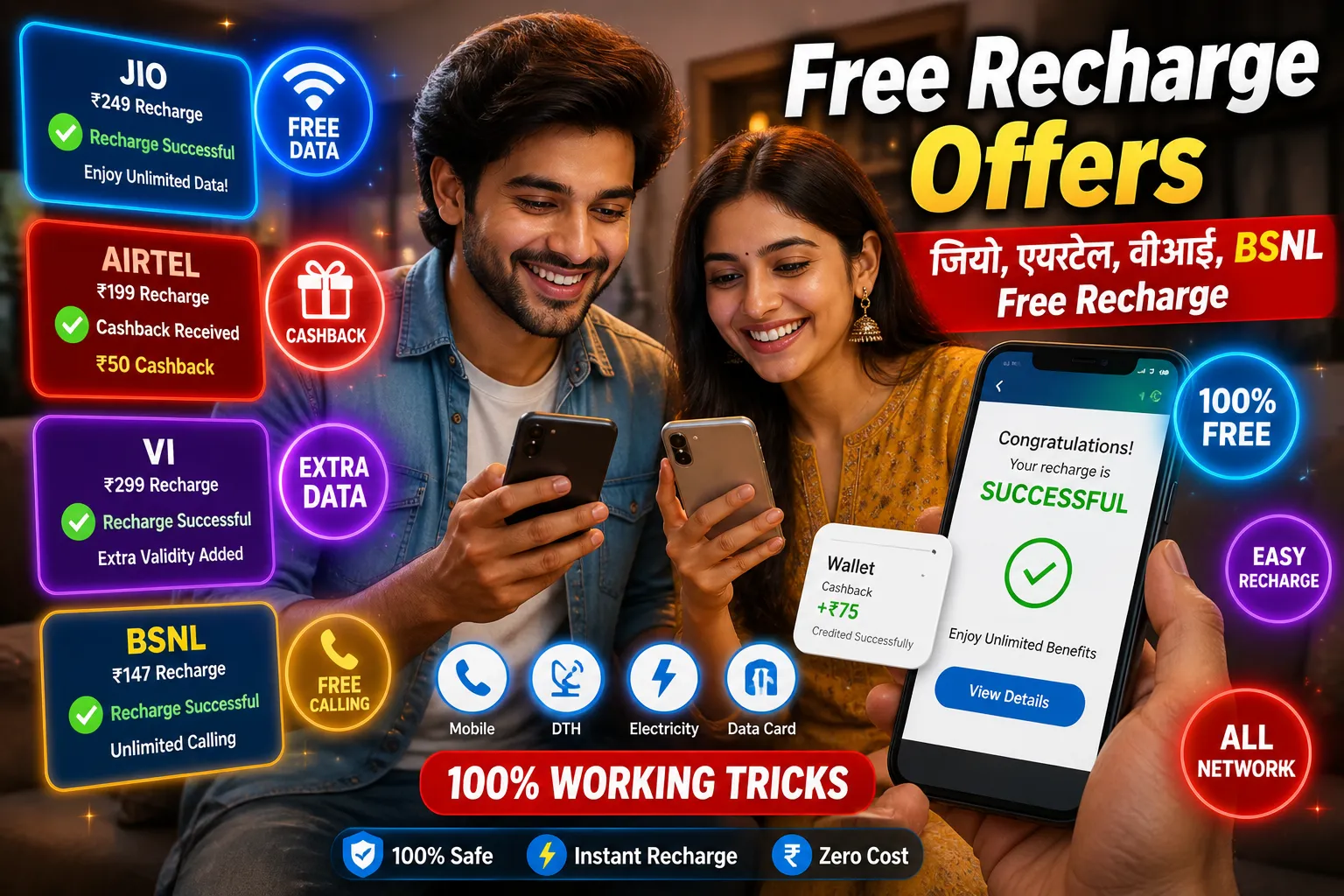How to Get Free Recharge