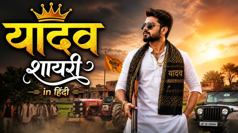 Yadav Shayari in Hindi