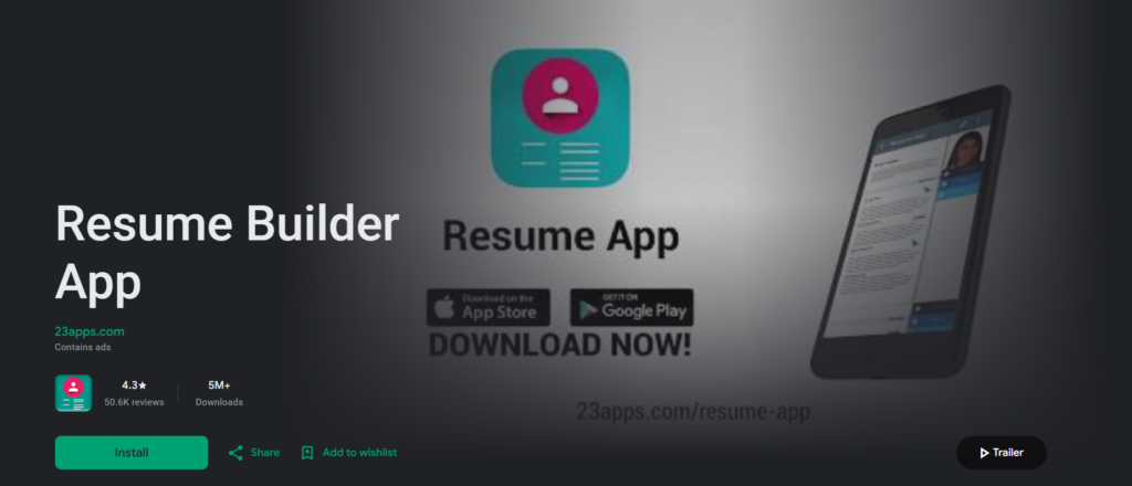 Resume Banane Wala Apps